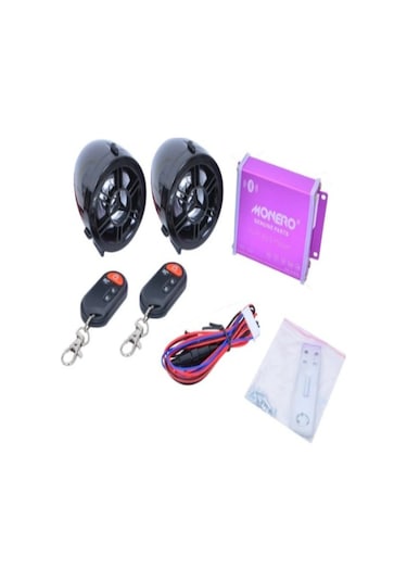 Motosiklet Alarm Seti Ve Mp3 Radyo Çalar Bluetooth M - R Si...