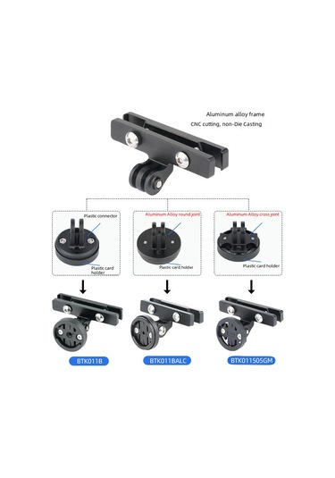 Fosenze Jantlı Bisiklet Arka Fener Tutucu, Alüminyum Malzeme, Garmin Varia Serisi Uyumlu, Kolay Kurulum, Yol Görünürlüğünü Artırır