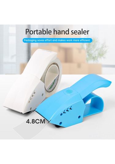 Aubyhe Plastik Bant Kesici 3332 - 40-48mm Genişliğe Uygun, Elden Tutulan Paket Kapama Aleti, Beyaz Renk 1 Adet