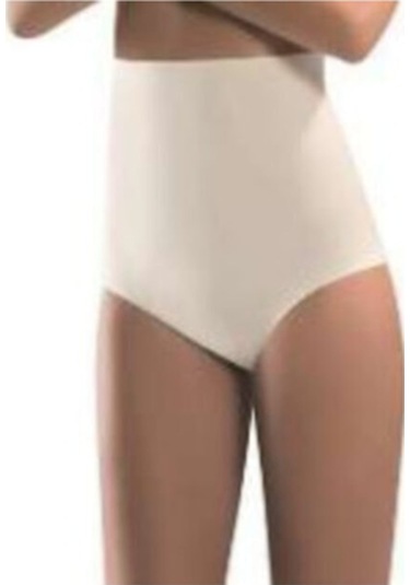 Yüksek Bel Lazer Kesim Kilot Korse Ten