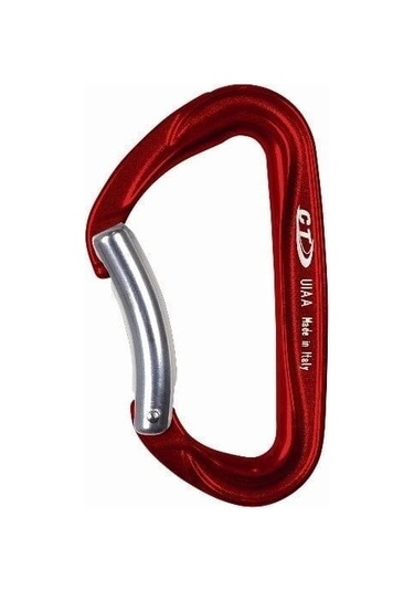 Climbing Technology Passion Eğik Kapı Karabina Red