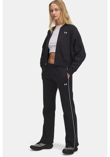 Under Armour Ua Rival Flc Piped Pant Kadın Eşofman Altı Siyah