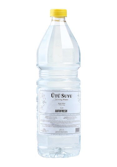 Ütü Suyu 1 Litre Beyaz Sabun Kokulu 1 Lt Buhar Kazanlı Ütülere Uygun Kireç Yapmaz Formül Seffaf