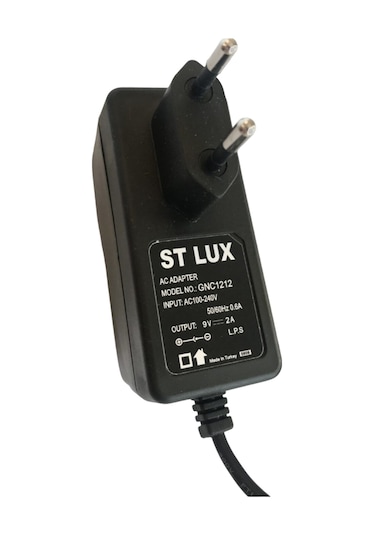Pedal Adaptörü 9 Volt 2 Amper Şase Ters 9v 2a Pedal Adaptörü