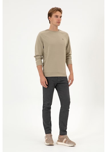 U.s. Polo Assn. Erkek Açık Haki Sweatshirt 50313752-vr183 Acık Hakı U.s. Polo Assn. Erkek Açık Haki Sweatshirt 50313752-vr183 Acık Hakı