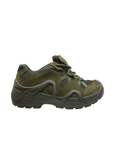 Scooter Deri Su Geçirmez Tactical Haki Erkek Ayakkabı P1493NH Siyah