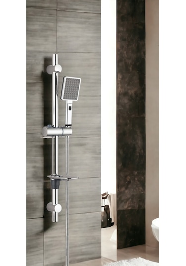 Eca Dalia Banyo Bataryası + T-may Sümbül Oval Borulu Hareketli Sürgülü Duş Seti Üst Takımı Krom