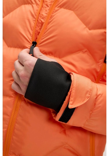 Axel Turuncu Erkek Kapüşonlu Mont-orange Turuncu