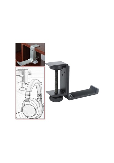 Suntek Metal Alaşım Oyun Kulaklığı Kulaklık Kanca Siyah-bir