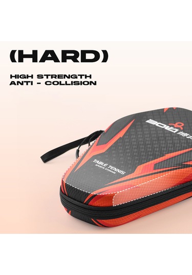 Moveevo Eva Malzeme 2 Uzun Saplı Ping-pong Raketi Taşıma Çantası, Sağlama Bandı Ve Korumalı Tasarım - 27x18x5.2cm Çok Renkli