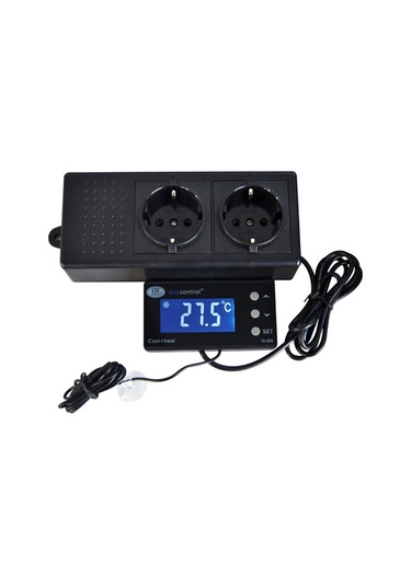 Tc-320 Dijital Lcd Ekranlı Su Geçirmez Sıcaklık Kontrol Cihazı Akvaryum Mikrobilgisayar Termostatı Gerçek Zamanlı Saat Fonksiyonu İle