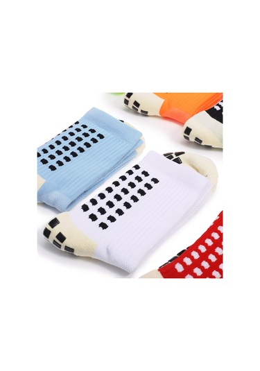 Jeehugo Spor Aktiviteler İçin Nefes Alıcı, Kaymaz Önleyici, Darbe Emici Nylon Çorap - Beyaz 1 Çift Beyaz