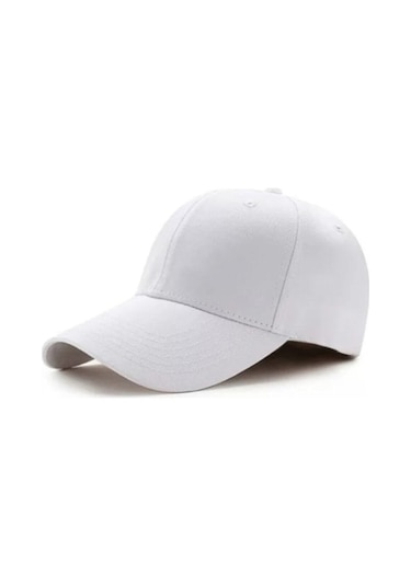 Eleven Markets Unisex Beyaz Düz Şapka (546089567)