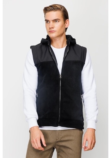 Igs Erkek Siyah Standart Std Yelek Polar