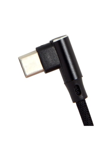 Cbtx USB-C 3.1 Tip-C Sol Açılı 90° USB 2.0 Veri Kablosu