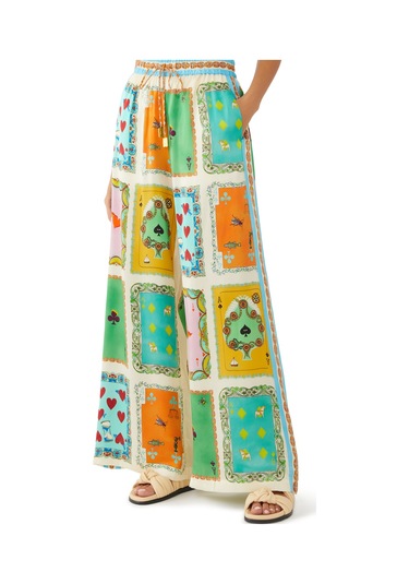 Alemais Rahat Ve Şık Pantolon Multi Colour