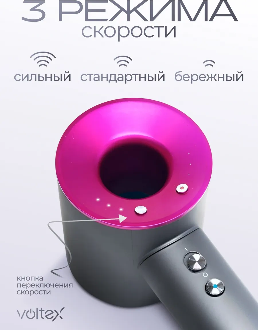 Voltex Profesyonel Saça Özel 5'i 1 Arada İyonlaştırılmış Saç Kurutma Makinesi. 311641158