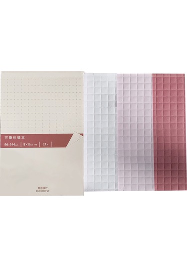 Dofolink Kırpılabilir Kırmızı Hata Düzeltme Kağıdı - A6 Boyutlu 21 Yaprak Öğrenme Gereci 1 Adet