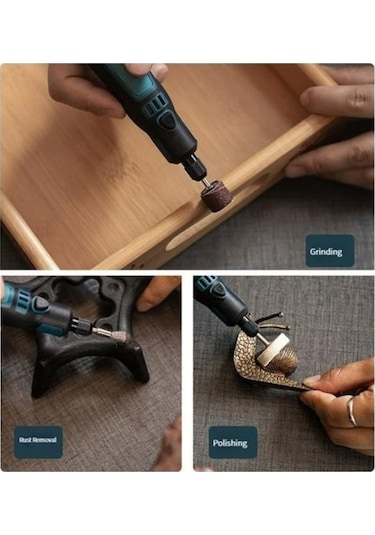 Trendooze Uzun Usb Takım Seti Şarj Ömürlü Öğütücü Kullanışlı Kalem Gravür Elektrikli Dayanıklılık A 1 Gd