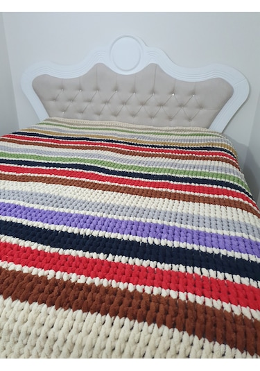 Palm Puffy Çift Kişilik Battaniye -