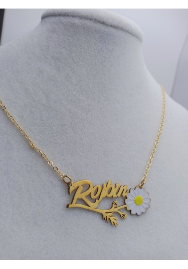 Hifa Diamond İsimli Kolye Papatya Altın Renk Seçeneği 9097139 Çok Renkli