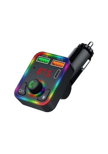 Concord C618 Rgb Pd18 Qc3.1a Şarj Bluetooth 5.1v Fm Transmitter