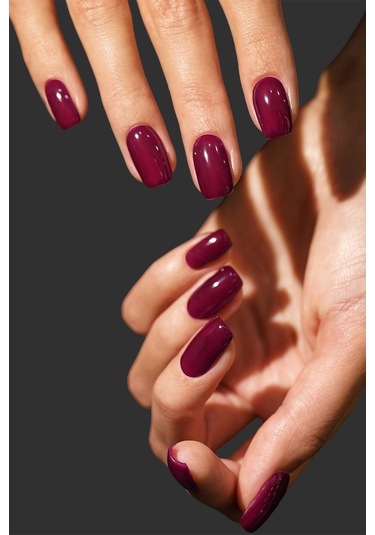 Alix Avien Kahverengi Bordo Kalıcı Oje 105-yoğun Renk Veren Jel Oje 12 Ml-nail Uv Gel Polish 105