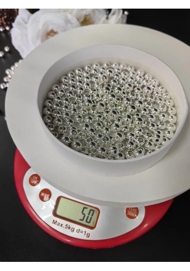 Magazin Dla Rukodel'nic Ip Gavrilov R N Çanta Boncukları Gümüş İnci 8 Mm 50 Gr 220971263