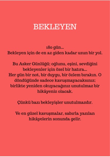 Asker Günlüğü, Anı Defteri, Hatıra Defteri, Özel Hediye Çok Renkli