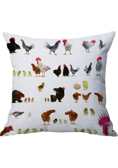 Suntek Kadife Keten Yastık Kılıfı Minder 15-numara-60x60cm