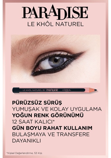 L'Oreal Paris Paradise Le Khol Göz Kalemi 120 Immaculate Snow
