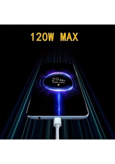 Fastbuy Dream011 120w Hızlı Şarj Kablosu 6a Usb-c 2m Xiaomi Huawei Redmi İçin Uyumlu 3 Adet Surge Flash Charge