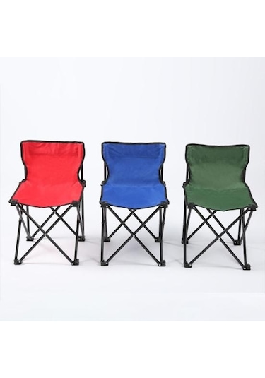 Yeşil Sırtlık Ergonomik Tasarım Güçlü Yük Taşıyan Kompakt Boyut Taşınabilir Katlanır Tabure Sandalye Kamp Malzemeleri Yeşil