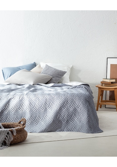 Madame Coco Brie Çift Kişilik Yatak Örtüsü Yo0000000034çift Kişilik-gri Gri