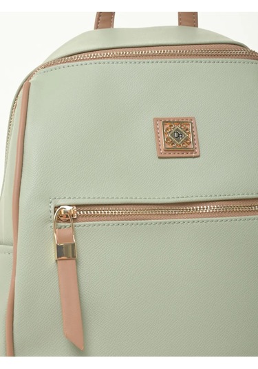 Daniele Patrici Deri Şehir Sırt Çantası A4 210533399 Khaki