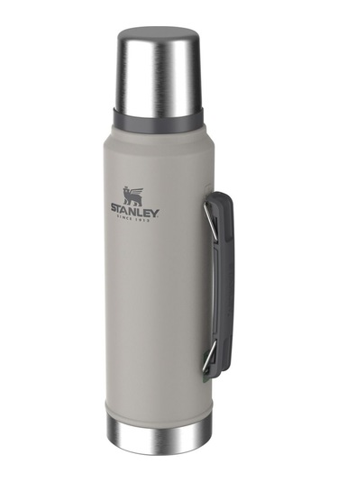 Stanley Classic Vakumlu Termos 1.1qt 1.04 L Gri Ash Renk, Çelik Gövde, Sızdırmaz, Unisex Gri