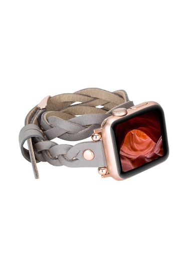 Apple Uyumlu Watch Uyumlu Deri Kordon Peggy 38-40-41mm Dtrtrst9