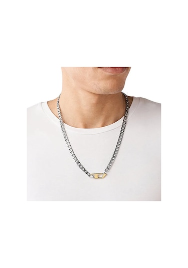 Diesel Djdx1343-040 Erkek Kolye (539743576) Gümüş