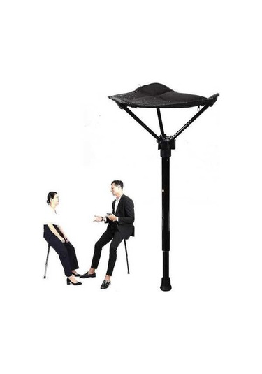 Bloomnest Teleskopik Katlanır Balıkçılık Sandalyesi A144 - Altın/siyah, Hafif Ve Uzaylı Taşınabilir Kamp Sandalyesi Altın - Siyah