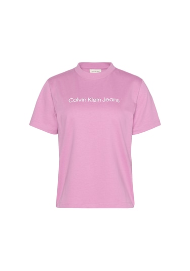 A- Inst Logo Classıc Tee Ss Kadın Pembe T-shirt Pembe