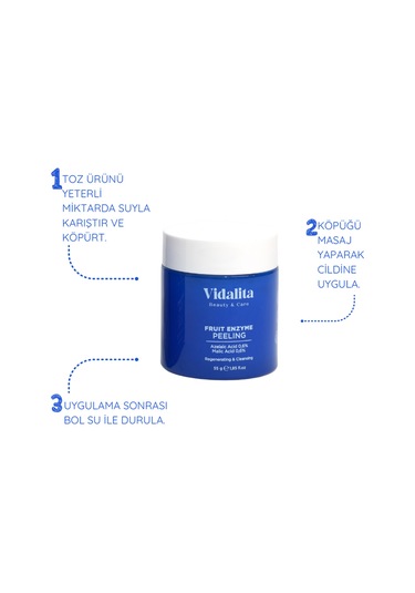 Vidalita Beauty & Care Nazik Peeling Yüz Temizleyici 55 G