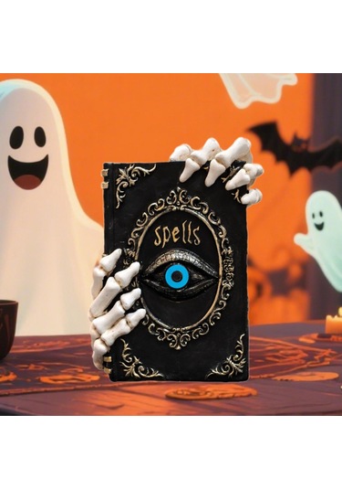 Homyl Kitap Heykelcik Ev Dekorasyonu Dekoratif Reçine Heykel Raf 14cmx8,5cmx19,8cm