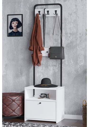 Decormet Tina Vestiyer Dec0095 Beyaz Beyaz