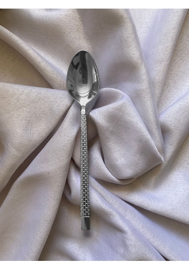 30 Parça 6 Kişilik Çatal Kaşık Seti Taş Model Kutulu 18/0 Kalite Çelik