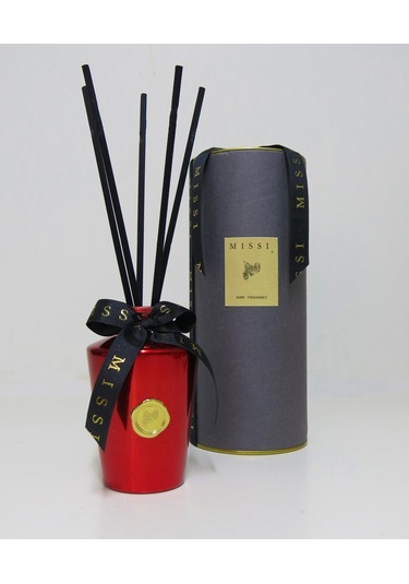 Missi Kutulu V Kesim Kırmızı Şişe Spice Orange Oda Kokusu 130 ML