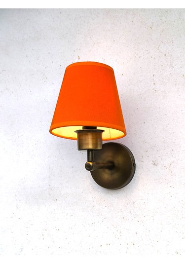 Shimmer Duvar Apliği Eskitme Gold Turuncu Başlıklı Turuncu