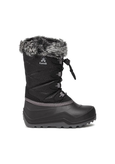Kamik Kamık Snowangel Unısex Çocuk Bot Siyah Siyah