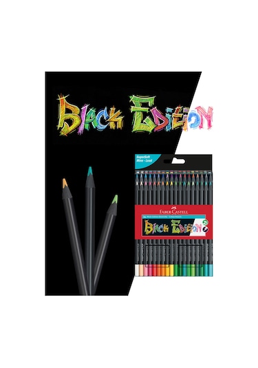 Faber-Castell Renkli kalemler Blackwood, Black Edition, 36'lı kutu