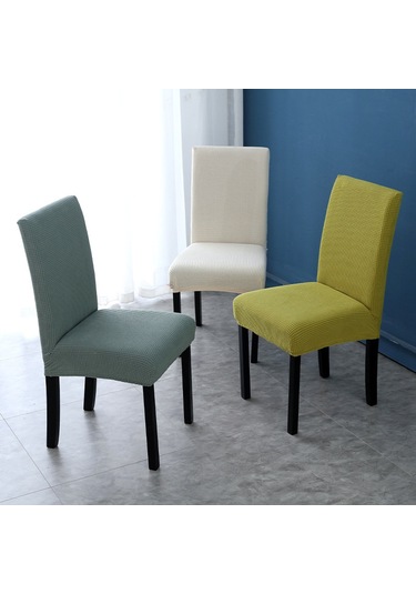 Jeehugo Ev İçin El Örgü Sandalye Kılıfı - Omuzlu, Tüm Tip Sandalyelere Uygun, Esnek, Dayanıklı, Masa Sandalyesi Koruması - Göl Mavisi Mavi