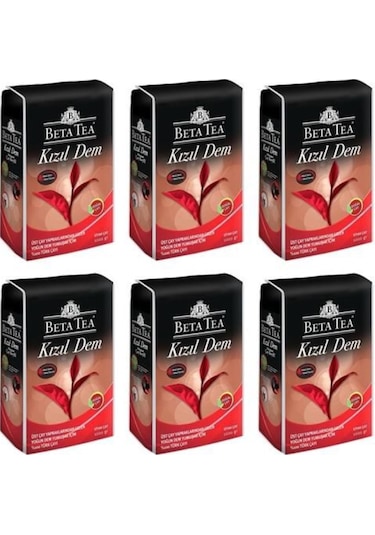 Beta Tea Kızıl Dem Siyah Dökme Çay 6 x 1 KG